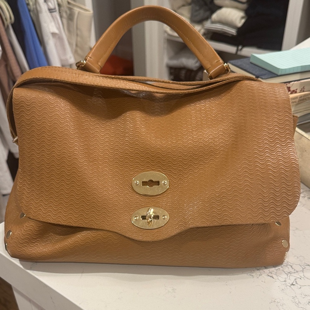 Tan Satchel Bag